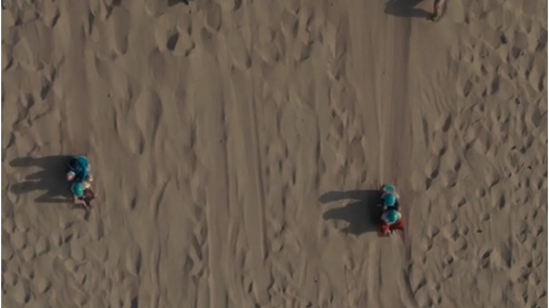 Dunas de Asia al atardecer